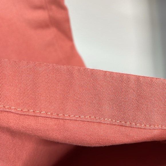 Daniel Hechter Mens Chino Pants Salmon Pink Straight Leg Pockets *As Is* Size 34 - Picture 7 of 10